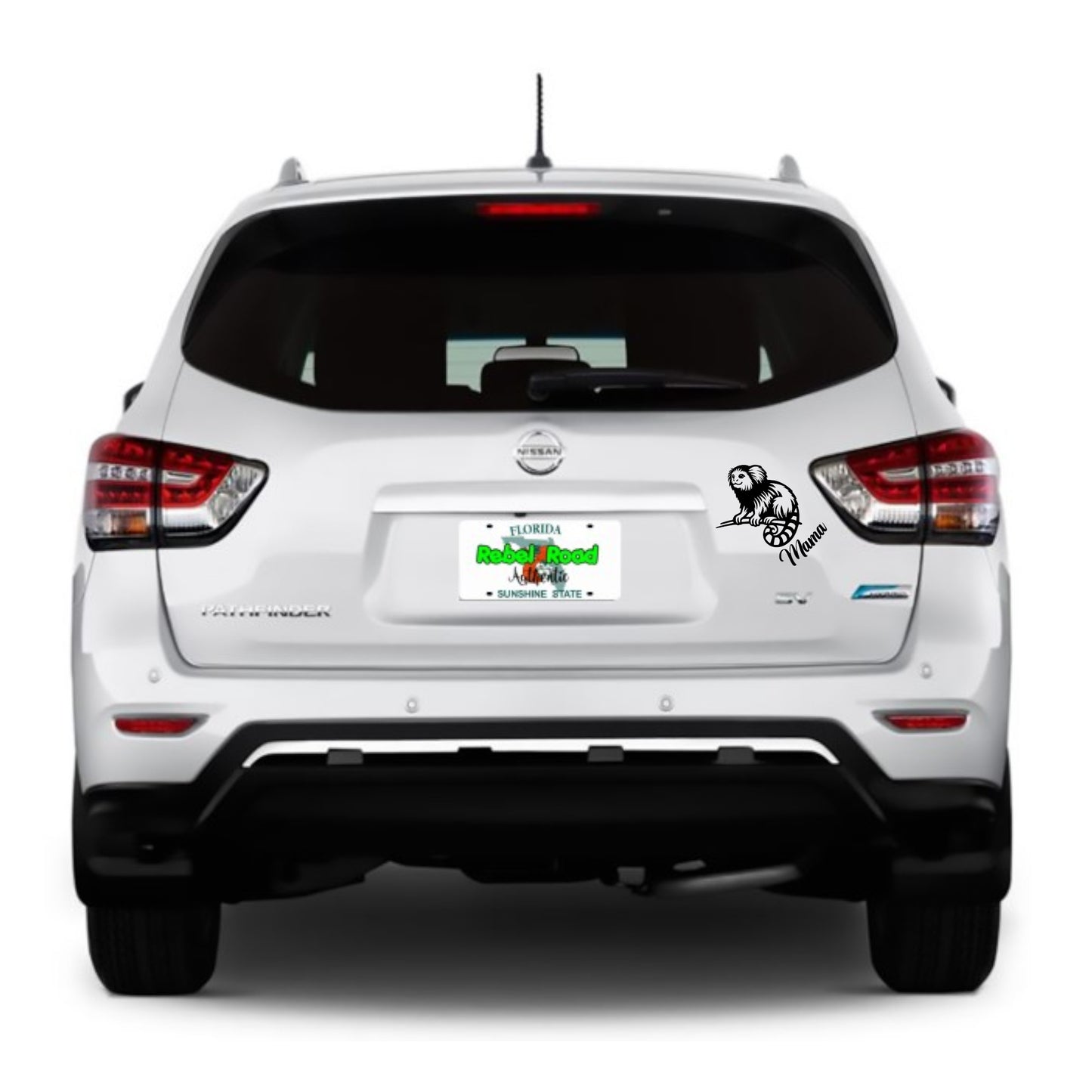 Marmoset Monkey Vinyl Decal – Personalized Name Option for Marmoset Lovers