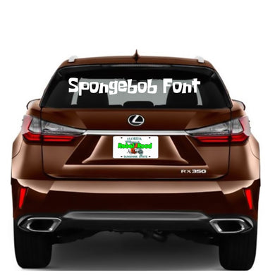 Custom Name (text) SpongeBob Font