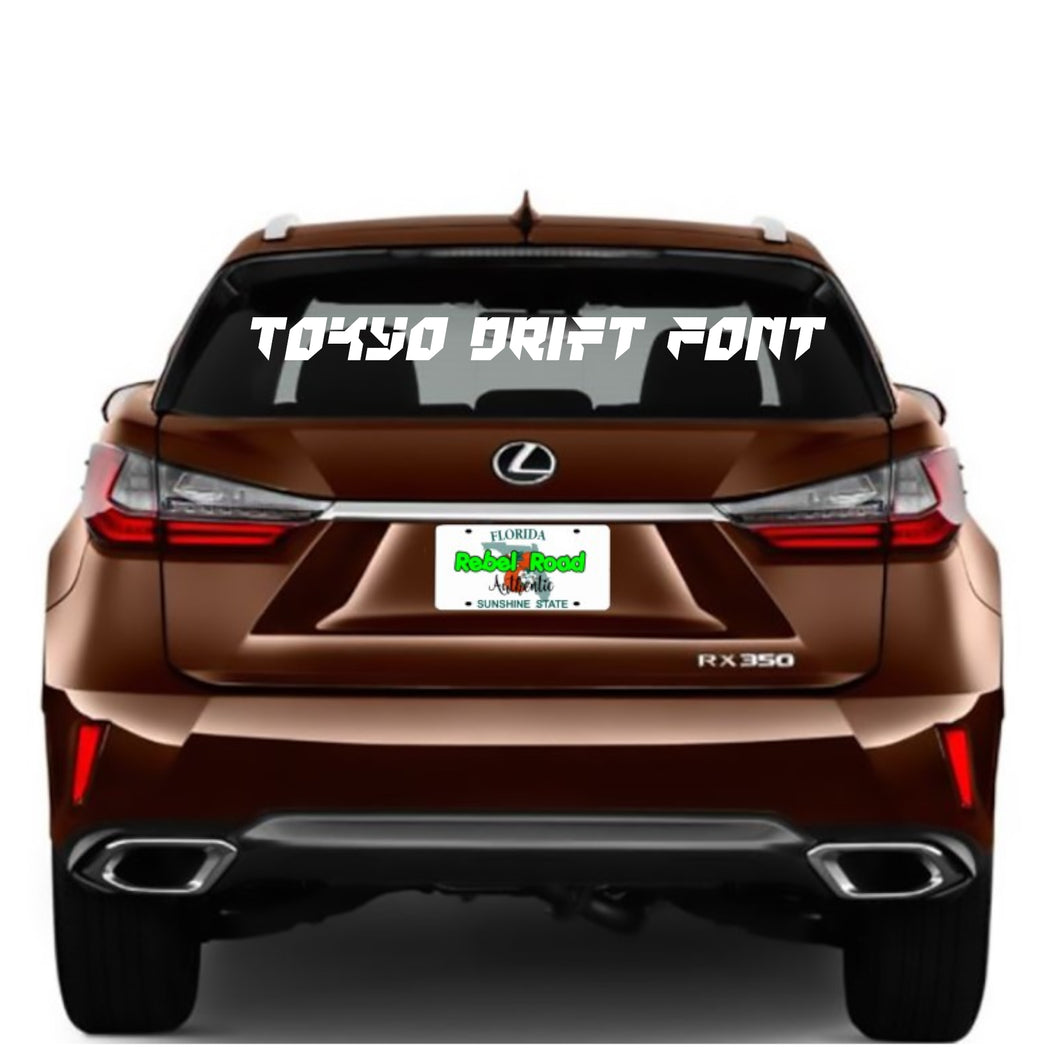 Custom Text Tokyo Drift Font