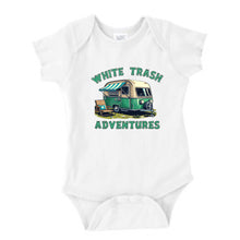 Load image into Gallery viewer, TikTok&#39;s White Trash Adventures Baby/Infant Onesie official merchandise