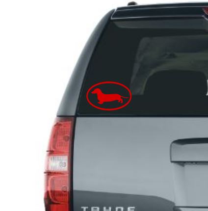 Dachshund 5" Vinyl Pet Decal