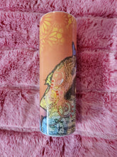 Load image into Gallery viewer, Kitty Cat Pop Art 20oz skinny tumbler.
