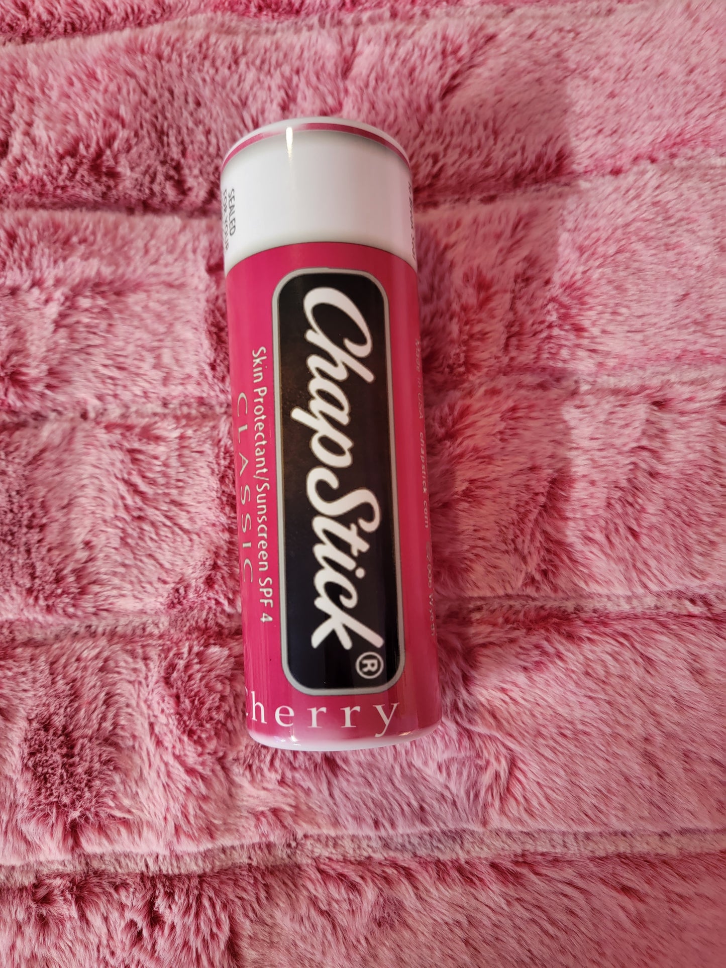 Cherry Chap Stick 20oz skinny tumbler.