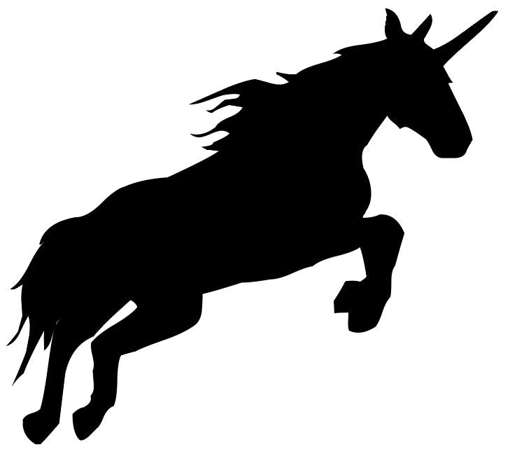 Mythical Unicorn 3 Vinyl Decal