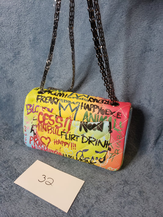 Caleesa Graffiti Handbag