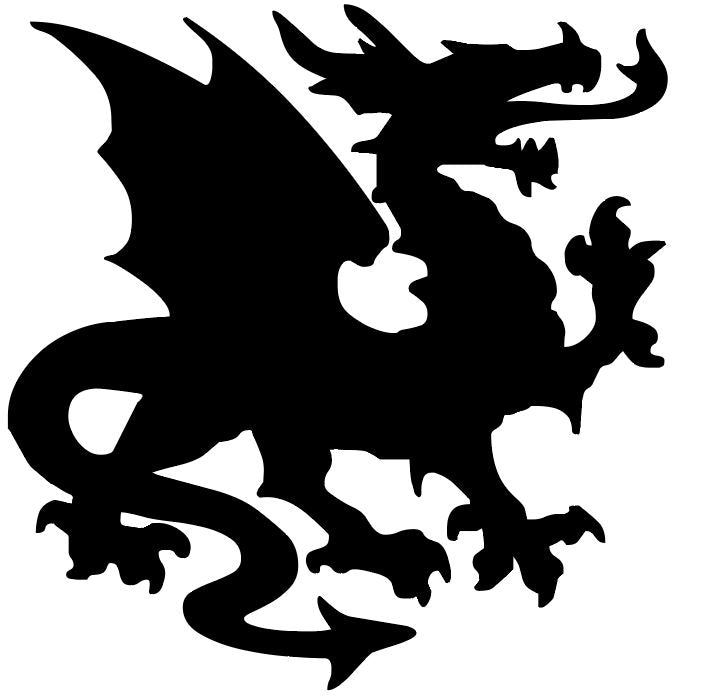 Heraldry Dragon Vinyl Decal