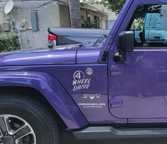 4 Wheel Drive Vinyl Decal