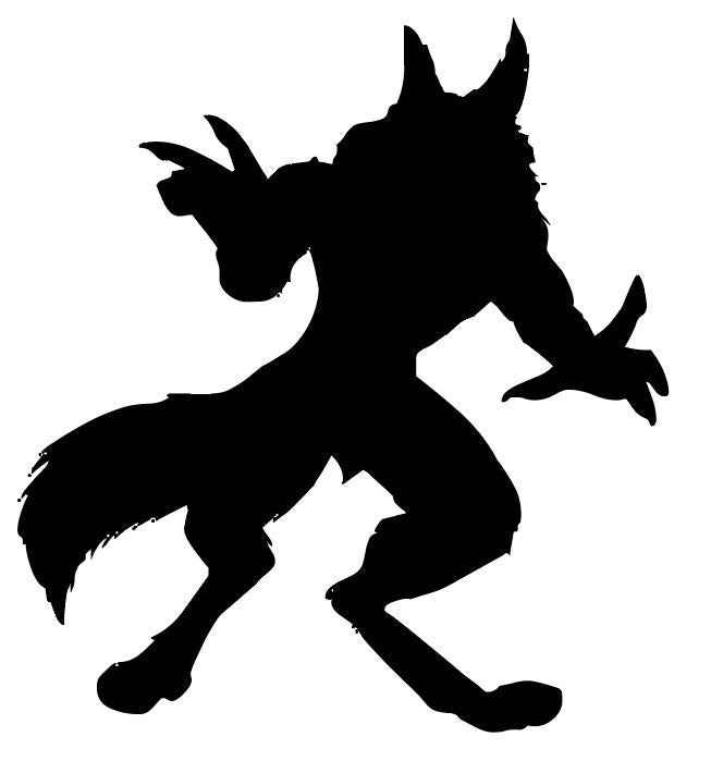 Werewolf Vinyl Decal