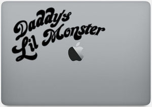Daddy's Lil Monster Vinyl Decal