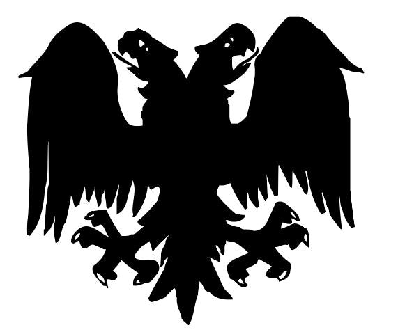 Double Headed Bird Vinyl Decal