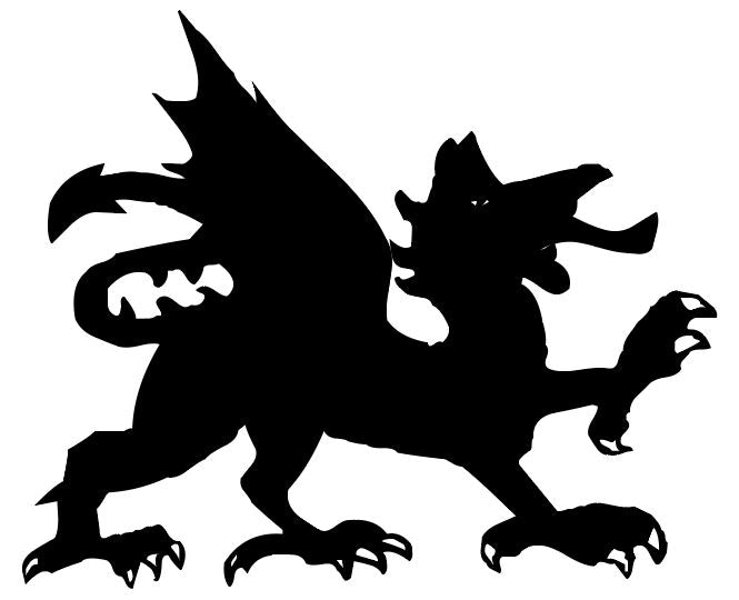 Mythical Dragon Guard 2 Vinyl Decal