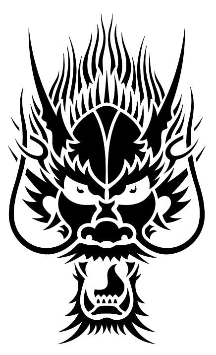 Dragon Mane Vinyl Decal