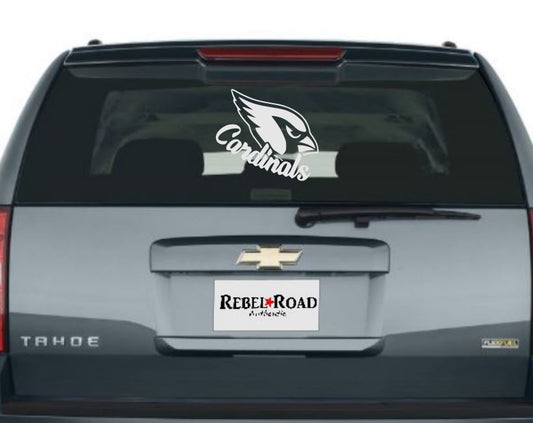 Arizona Cardinals signature vinyl decal