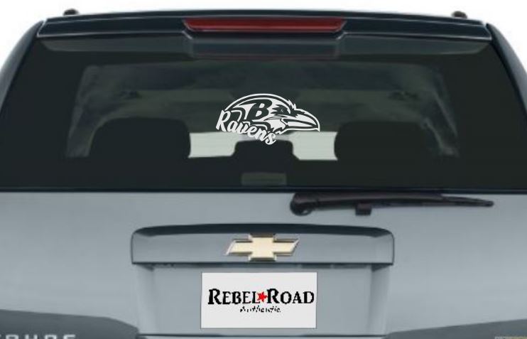Baltimore Ravens signature vinyl decal – Rebel Road Authentic
