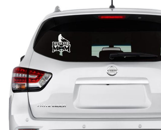 Baseball Mom Vinyl Decal