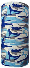 Load image into Gallery viewer, Blue Snow Camo Neck Gaiter / Face Shield