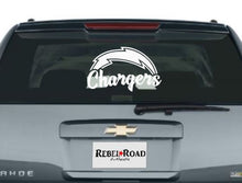 Load image into Gallery viewer, LA Chargers signature vinyl decal