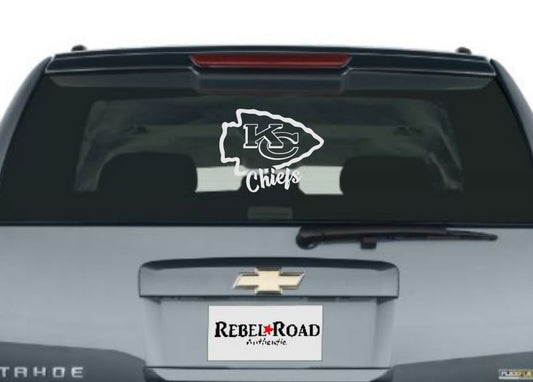 KC Chiefs signature vinyl decal