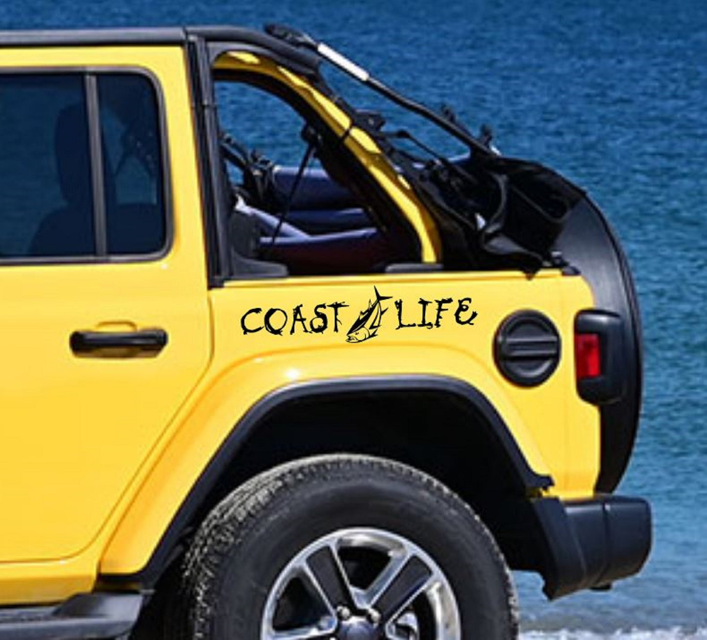 Coast Life Fishing Vinyl Decal
