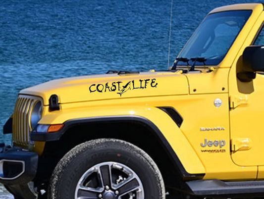 Coast Life Shark Vinyl Decal