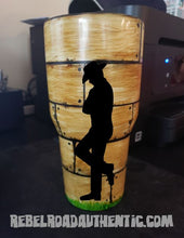 Load image into Gallery viewer, Wood Plank 30oz Insulated Steel Tumbler