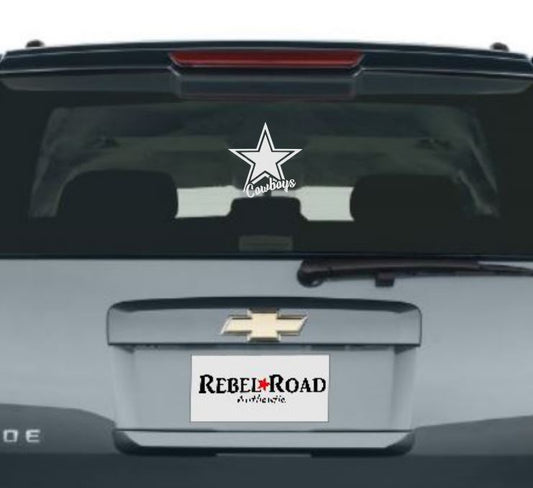 Dallas Cowboys signature vinyl decal