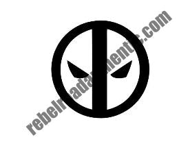 White Deadpool Logo 4