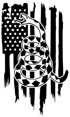 Don't Tread on me vinyl decal