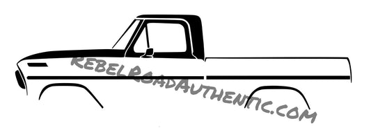 Ford F-100 Vinyl Decal 