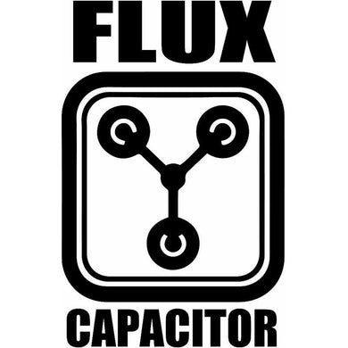 Flux Capacitor Vinyl Decal