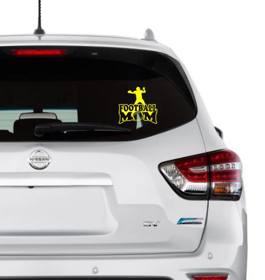 Football Mom Vinyl Decal