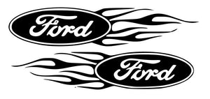 Ford Oval Flames (Pair)