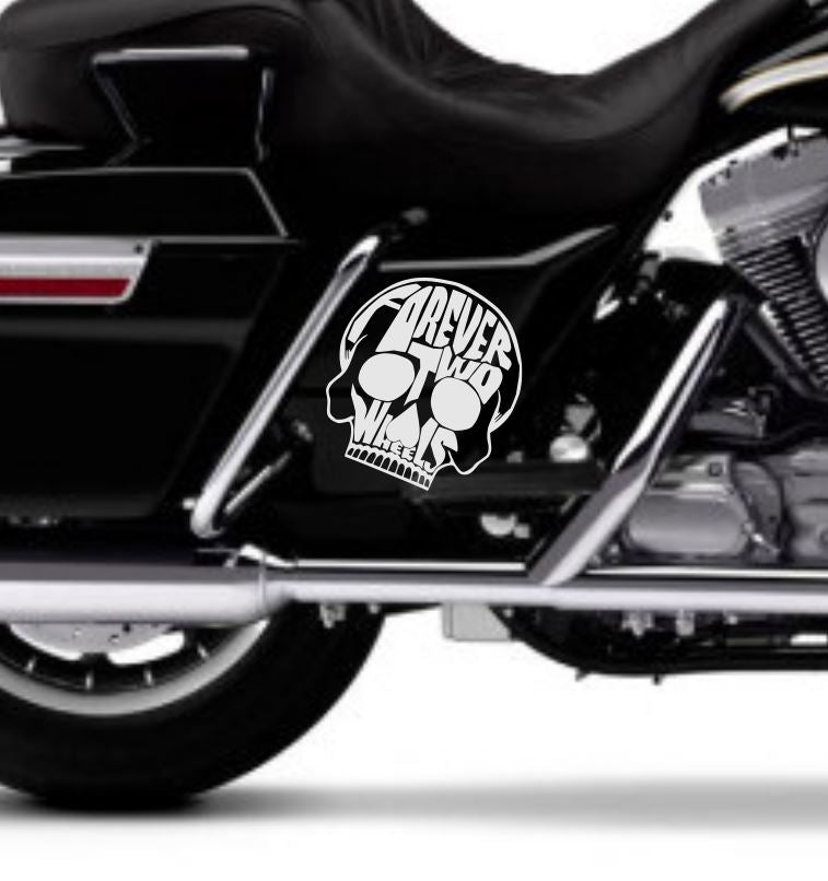 Forever two wheels Vinyl Decal – Rebel Road Authentic