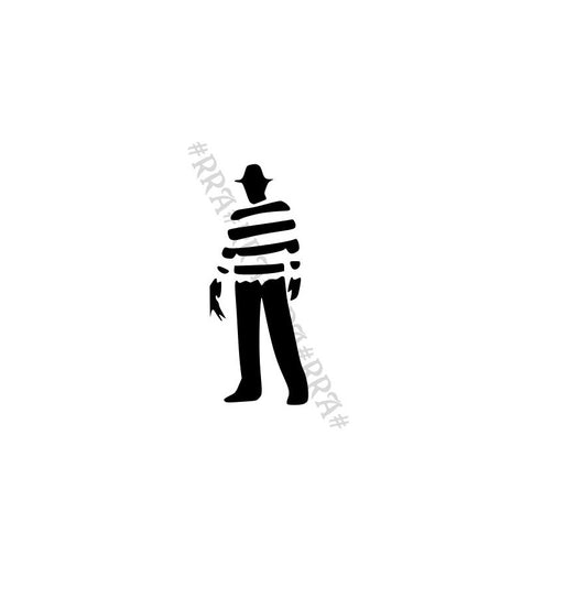 Nightmare on Elm Street Freddy Vinyl Decal