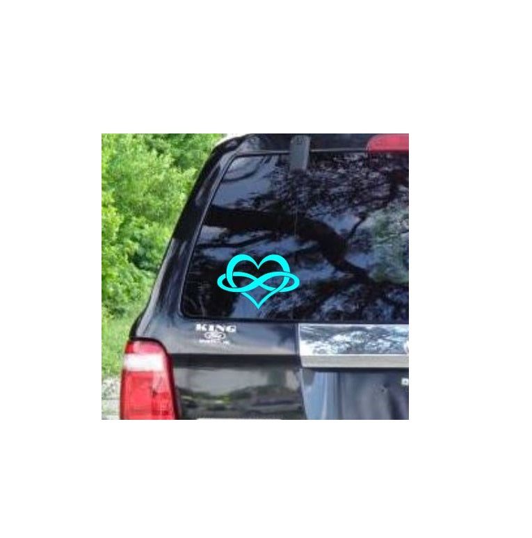 Infinity Heart Infinite Love Vinyl Decal