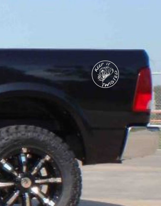 Keep It Twisted Biker Vinyl Decal