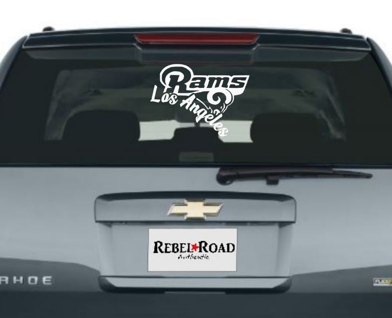 LA Rams signature vinyl decal – Rebel Road Authentic