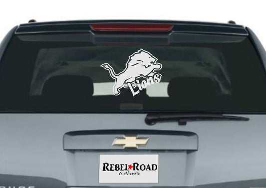Detroit Lions signature vinyl decal
