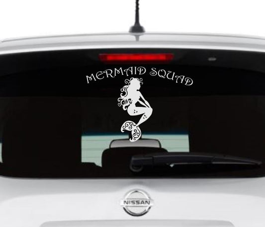 Mermaid Squad Vinyl Decal