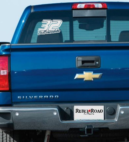 Matt Benendetto 32 Vinyl Decal