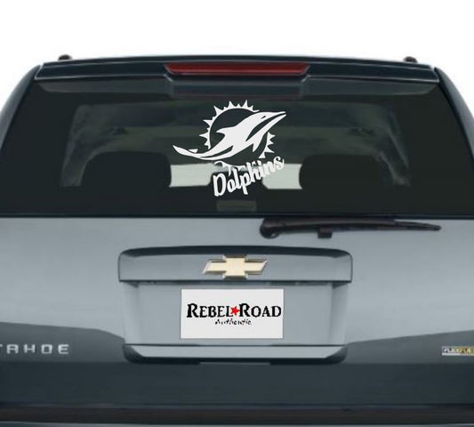 Miami Dolphins signature vinyl decal