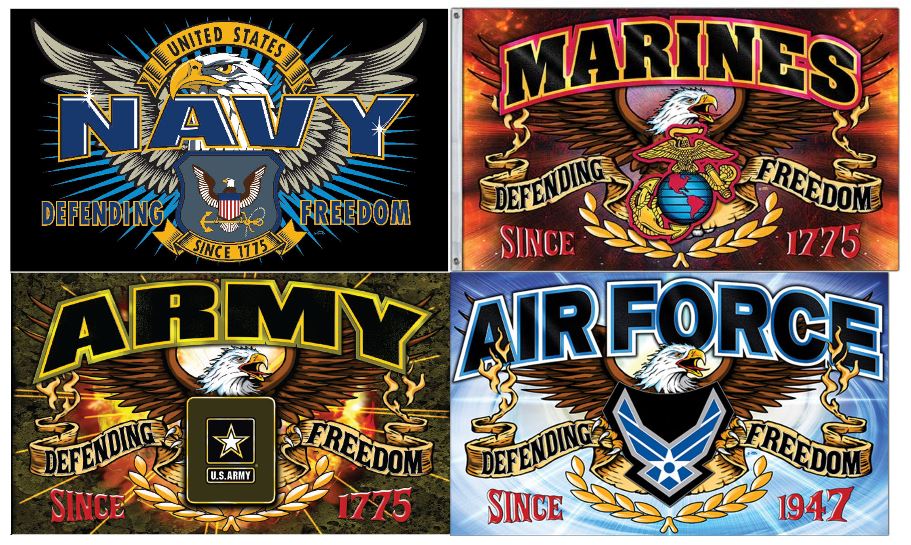 United States Military Flag