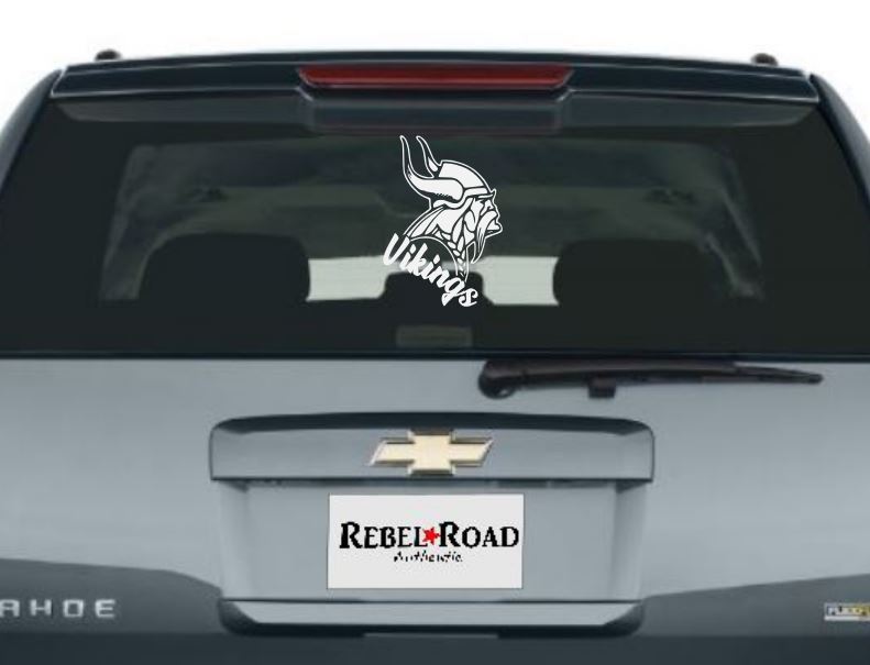 Minnesota Vikings signature vinyl decal