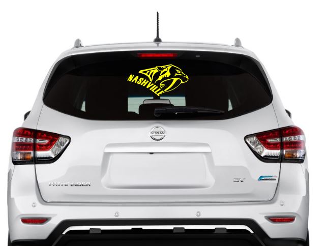 Nashville Predators Vinyl Decal