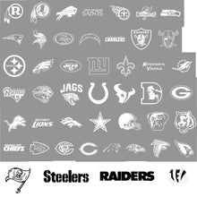 Load image into Gallery viewer, NFL Team Logo Vinyl Decal