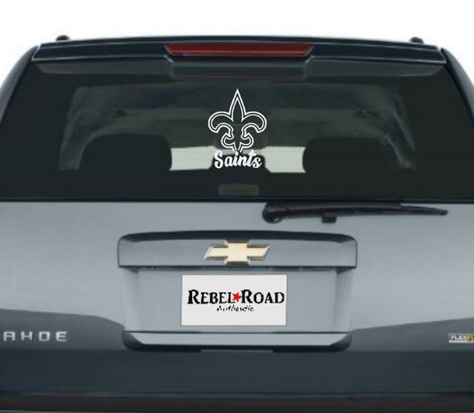 New Orleans Saints signature vinyl decal