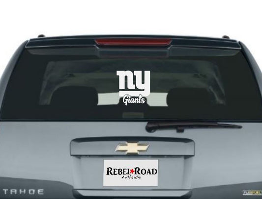 New York Giants signature vinyl decal