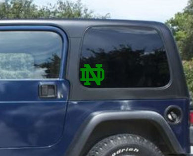 Notre Dame Fighting Irish Vinyl Decal