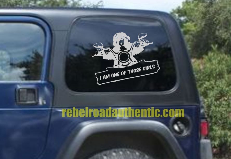 One Of Those Girls Vinyl Decal