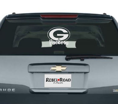 Green Bay Packers signature vinyl decal